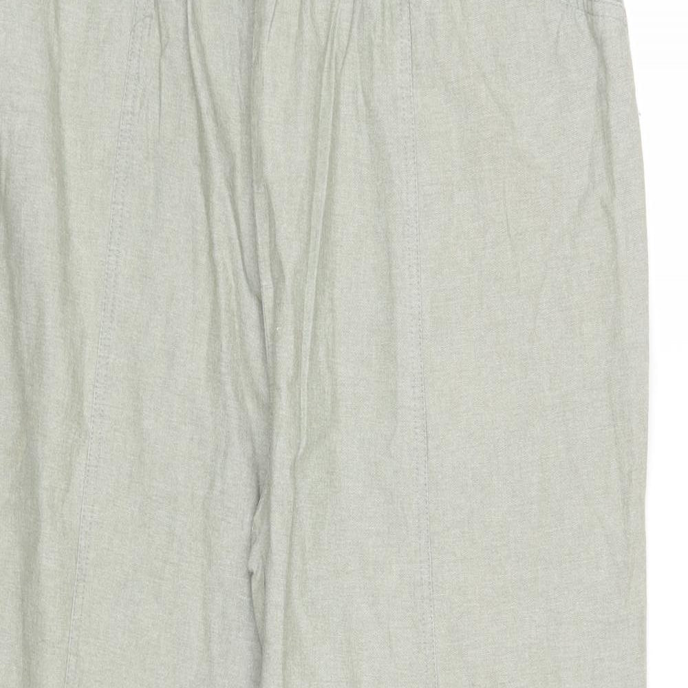 EWM Womens Green   Trousers  Size 16 L28 in