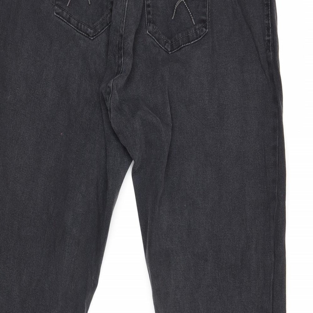M&S Womens Black   Bootcut Jeans Size 24 L31 in