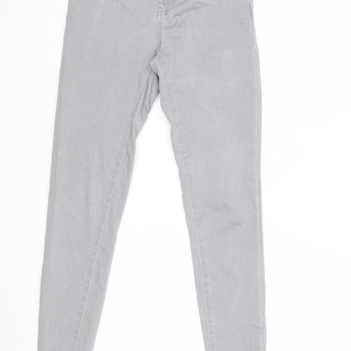 Primark Womens Grey   Skinny Jeans Size 8 L28 in