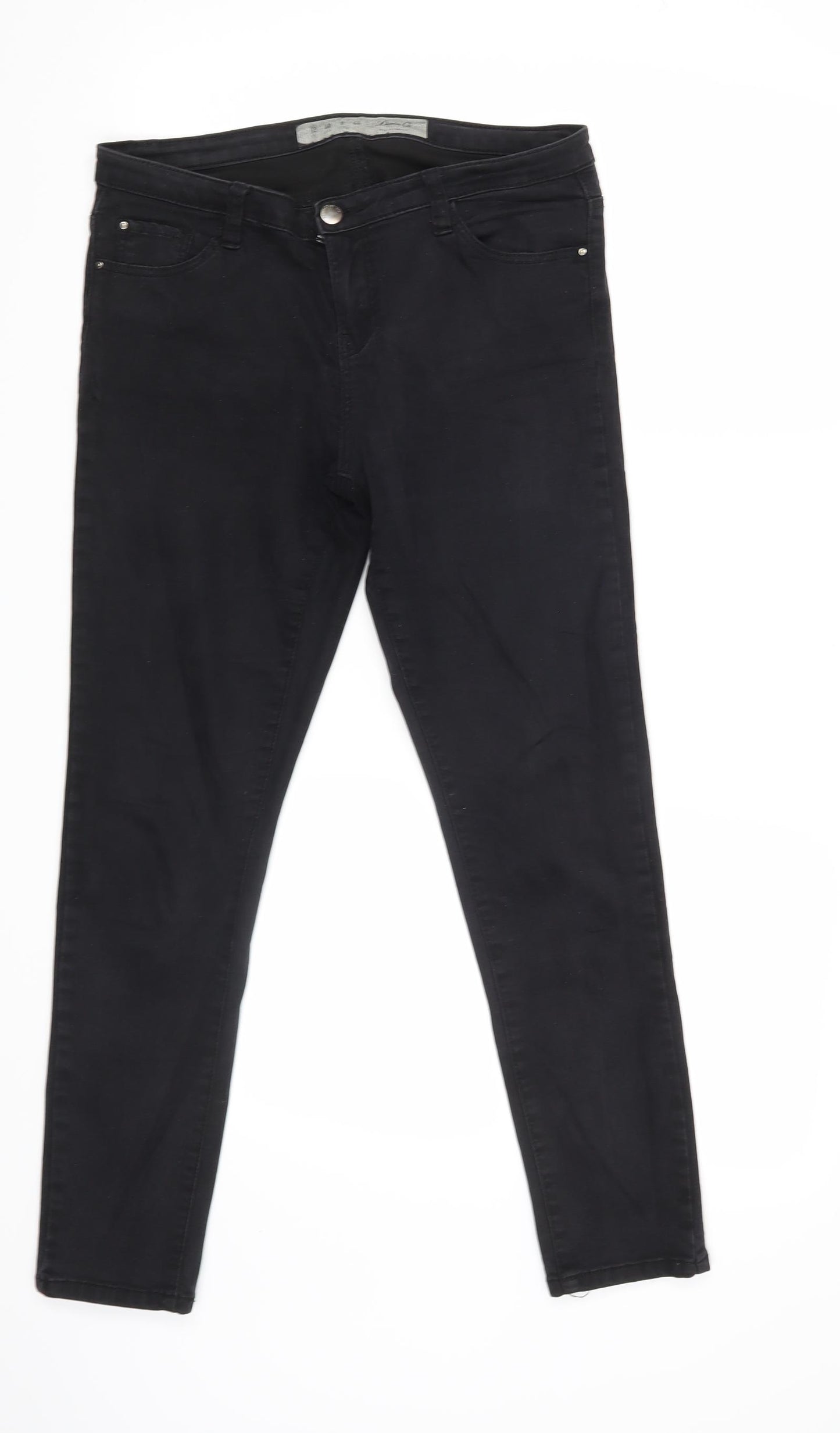 Primark Womens Black   Skinny Jeans Size 12 L27 in