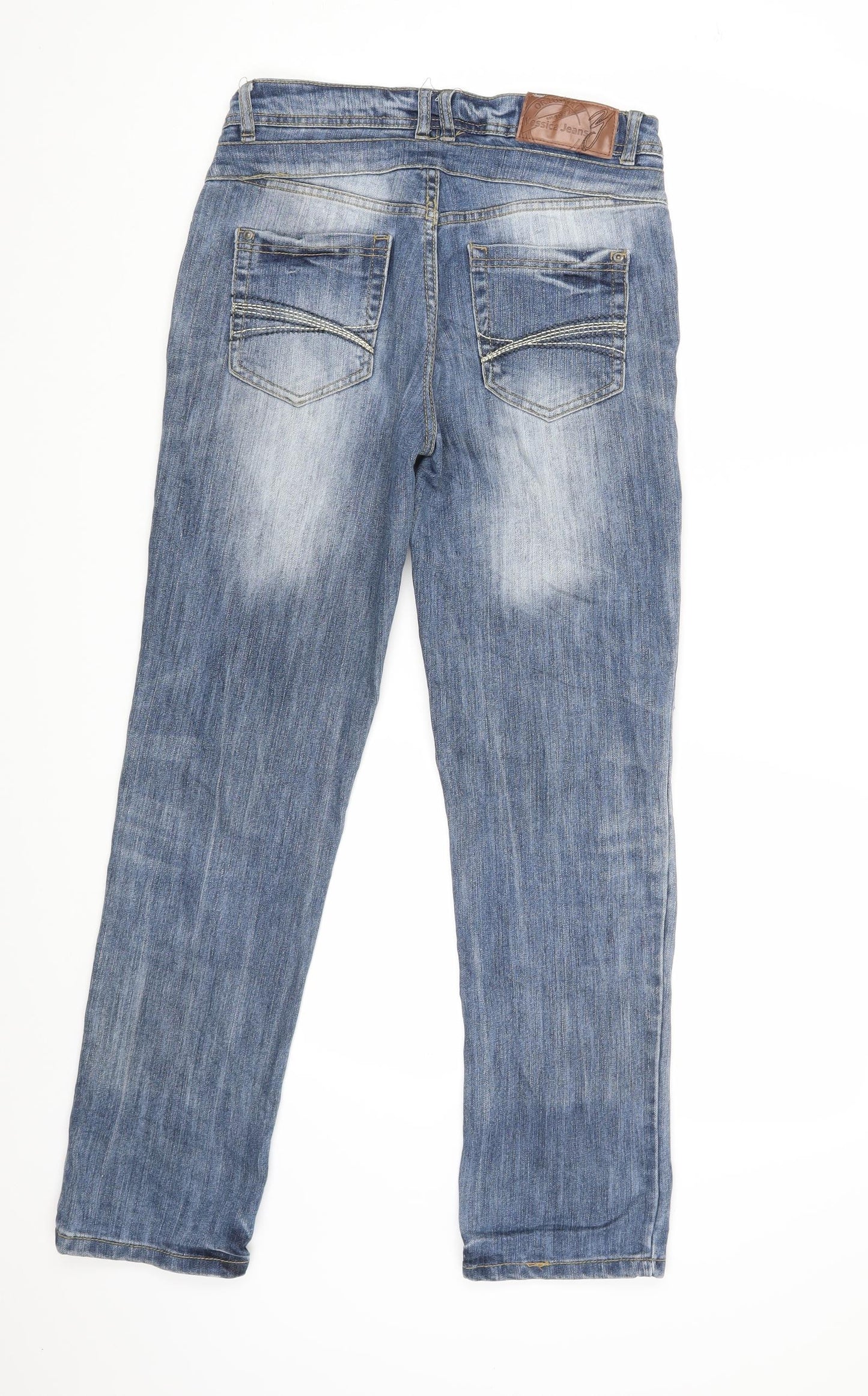 Yessic Womens Blue   Straight Jeans Size 10 L29 in