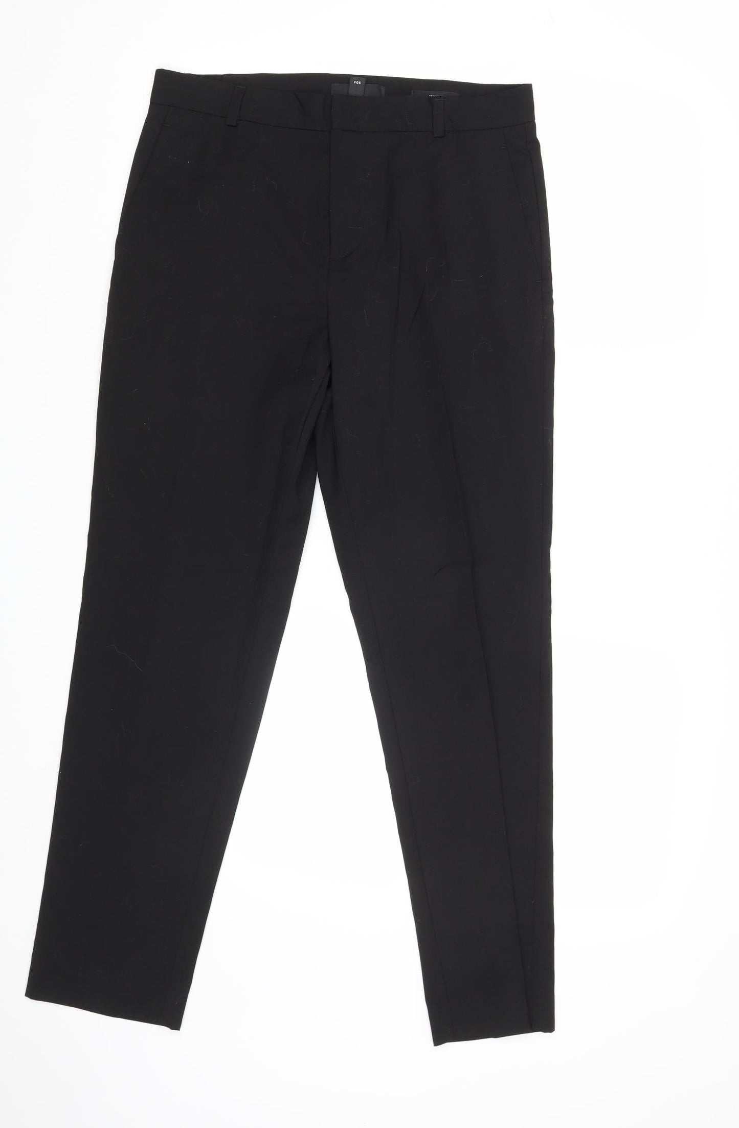 H&M Womens Black   Trousers  Size 12 L28 in