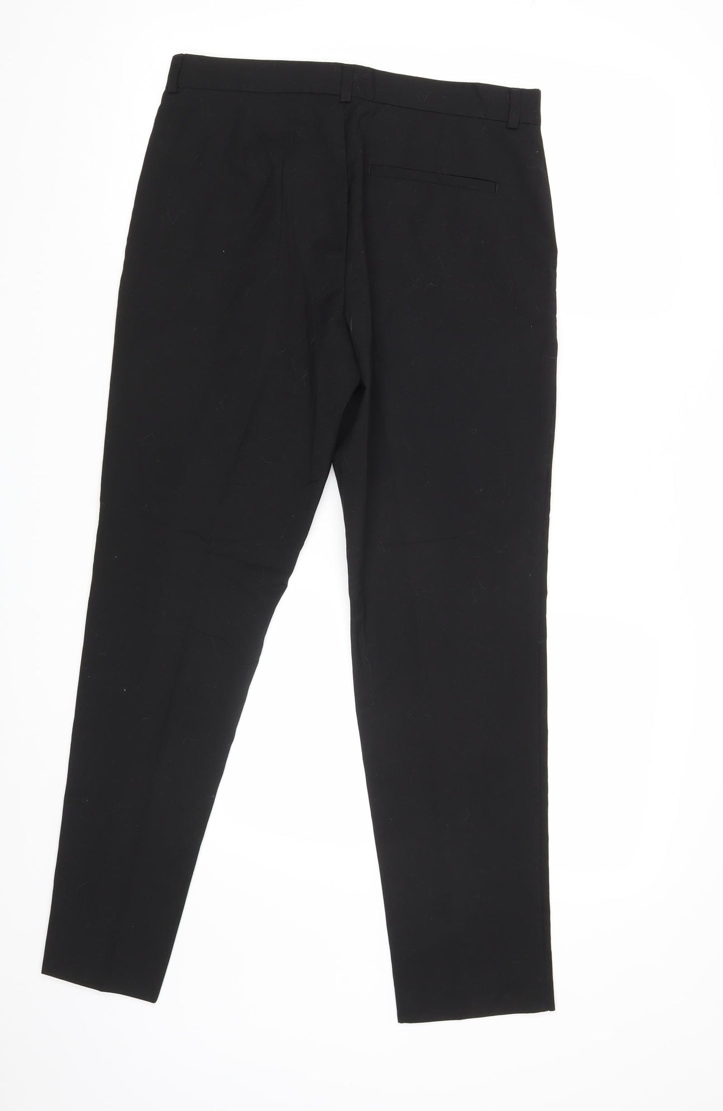 H&M Womens Black   Trousers  Size 12 L28 in