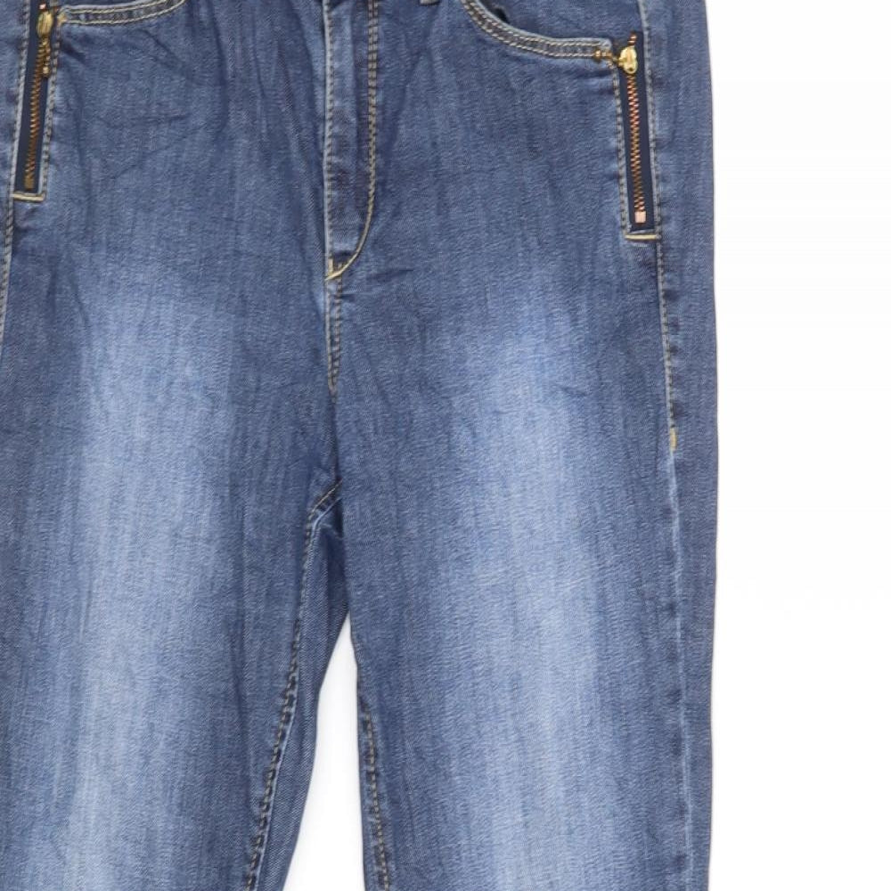 Rock's Womens Blue   Straight Jeans Size 10 L30 in