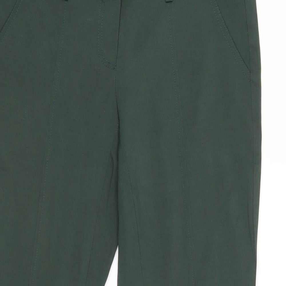 Smogh Womens Green   Chino Trousers Size 14 L28 in