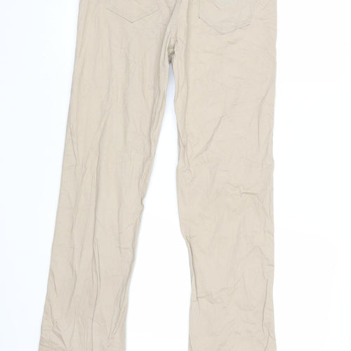 Sunbird Womens Beige   Chino Trousers Size 10 L31 in