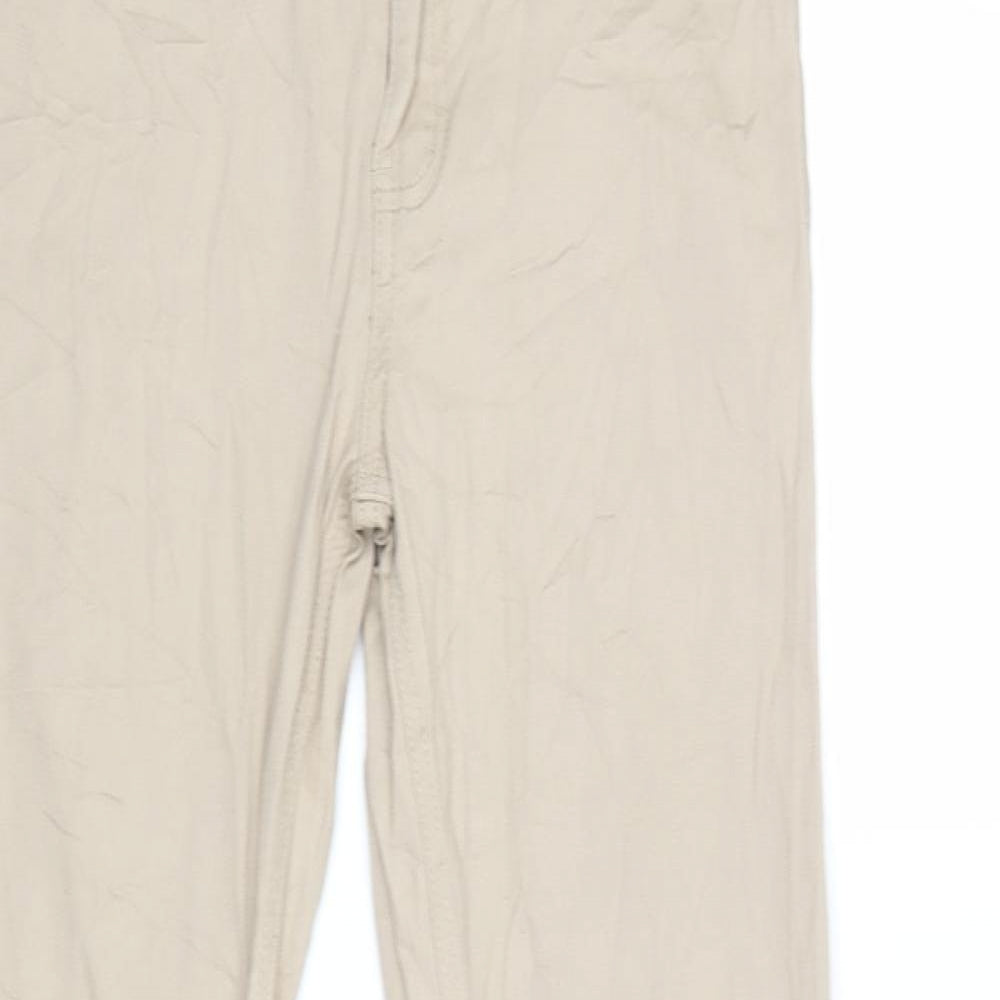 Sunbird Womens Beige   Chino Trousers Size 10 L31 in