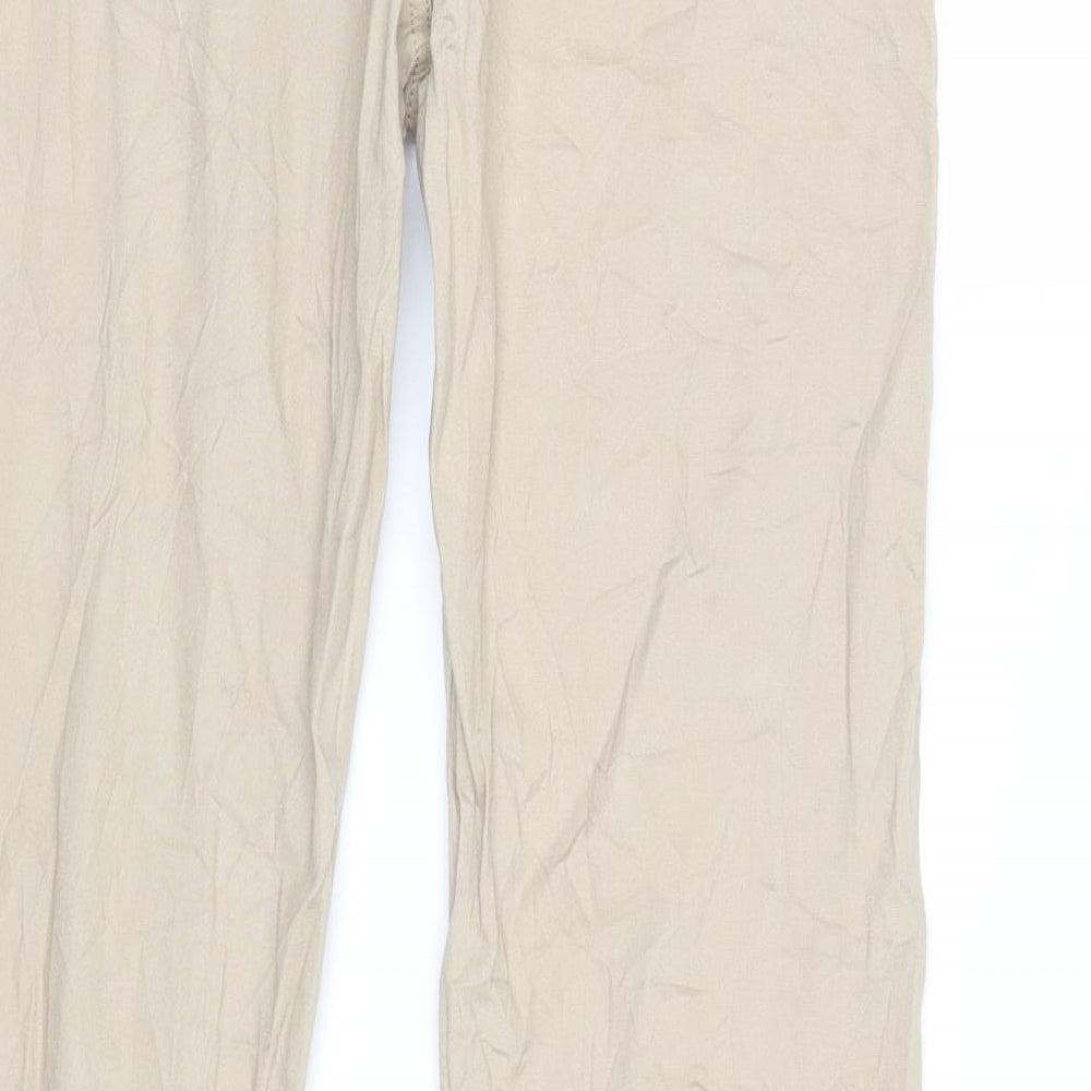 Sunbird Womens Beige   Chino Trousers Size 10 L31 in