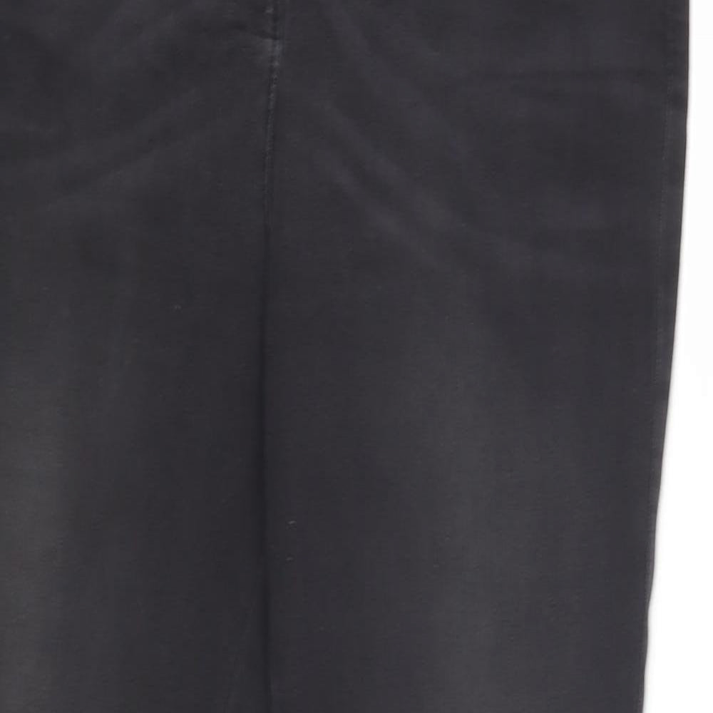 M&s Womens Black   Skinny Jeans Size 14 L29 in - Embellished Pockets