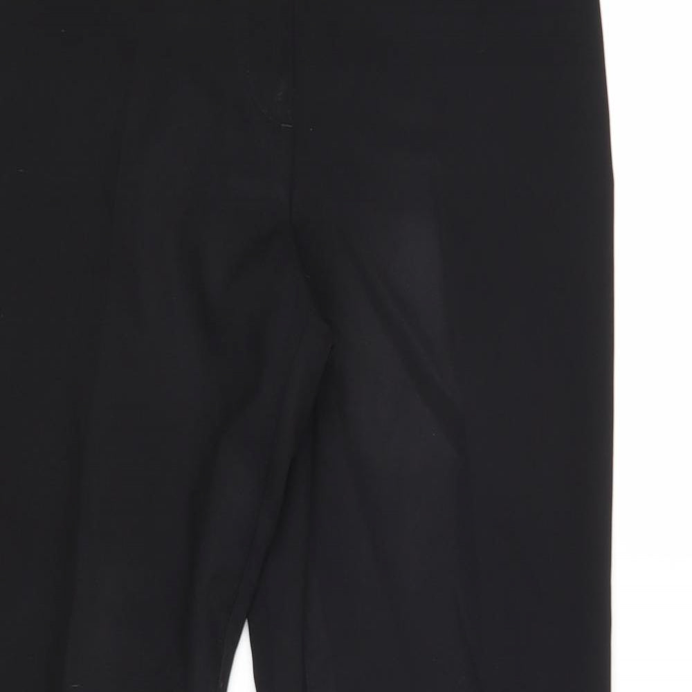 George Womens Black   Dress Pants Trousers Size 12 L29 in