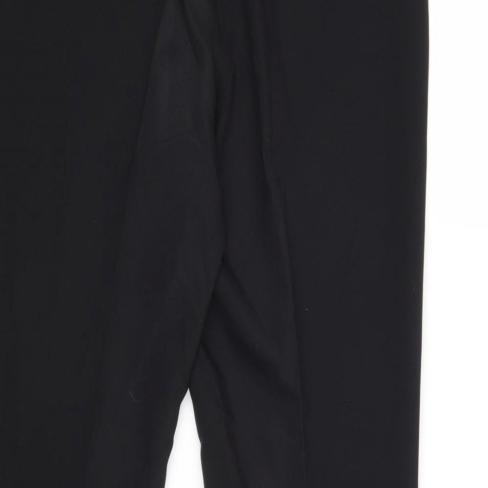 George Womens Black   Dress Pants Trousers Size 12 L29 in