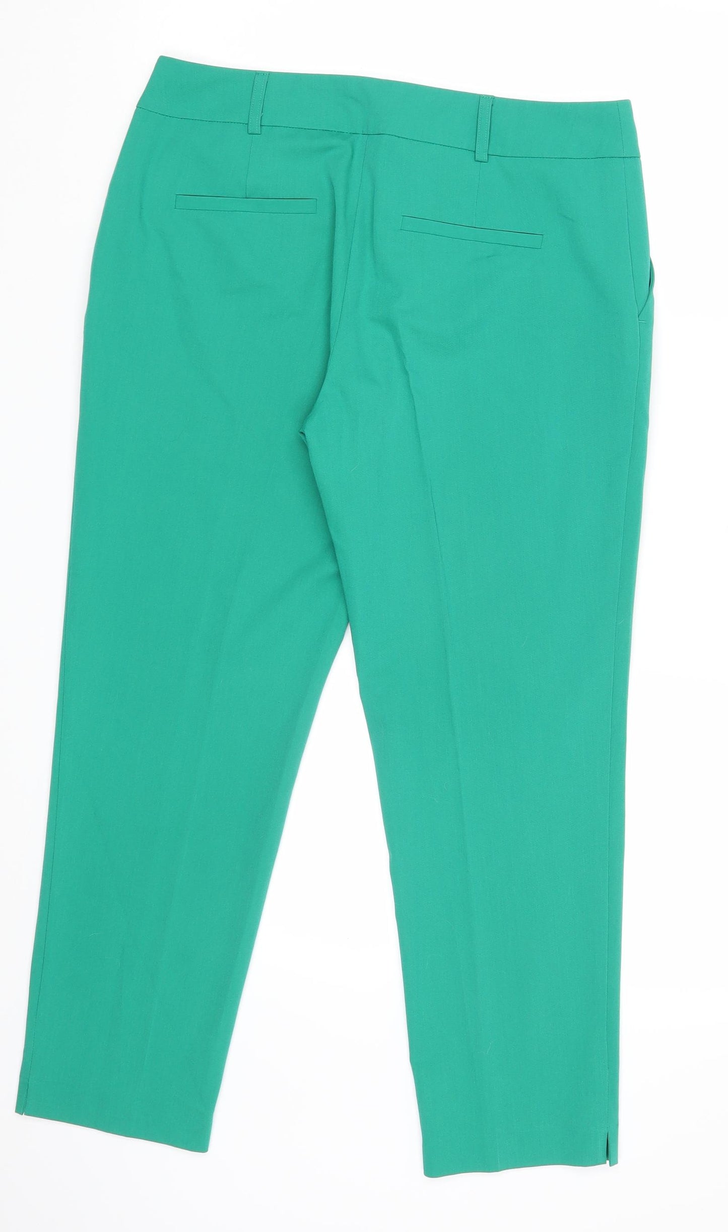 Dorothy Perkins Womens Green   Chino Trousers Size 12 L27 in