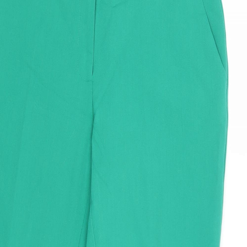 Dorothy Perkins Womens Green   Chino Trousers Size 12 L27 in