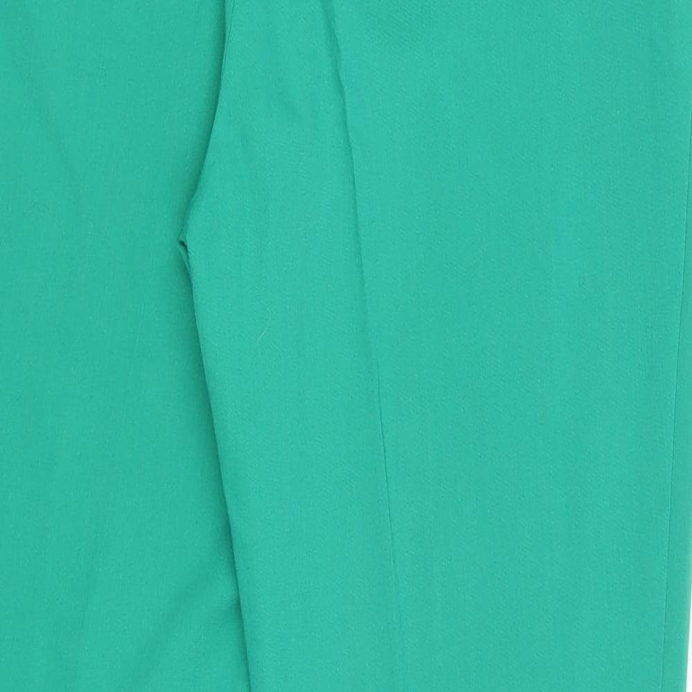 Dorothy Perkins Womens Green   Chino Trousers Size 12 L27 in