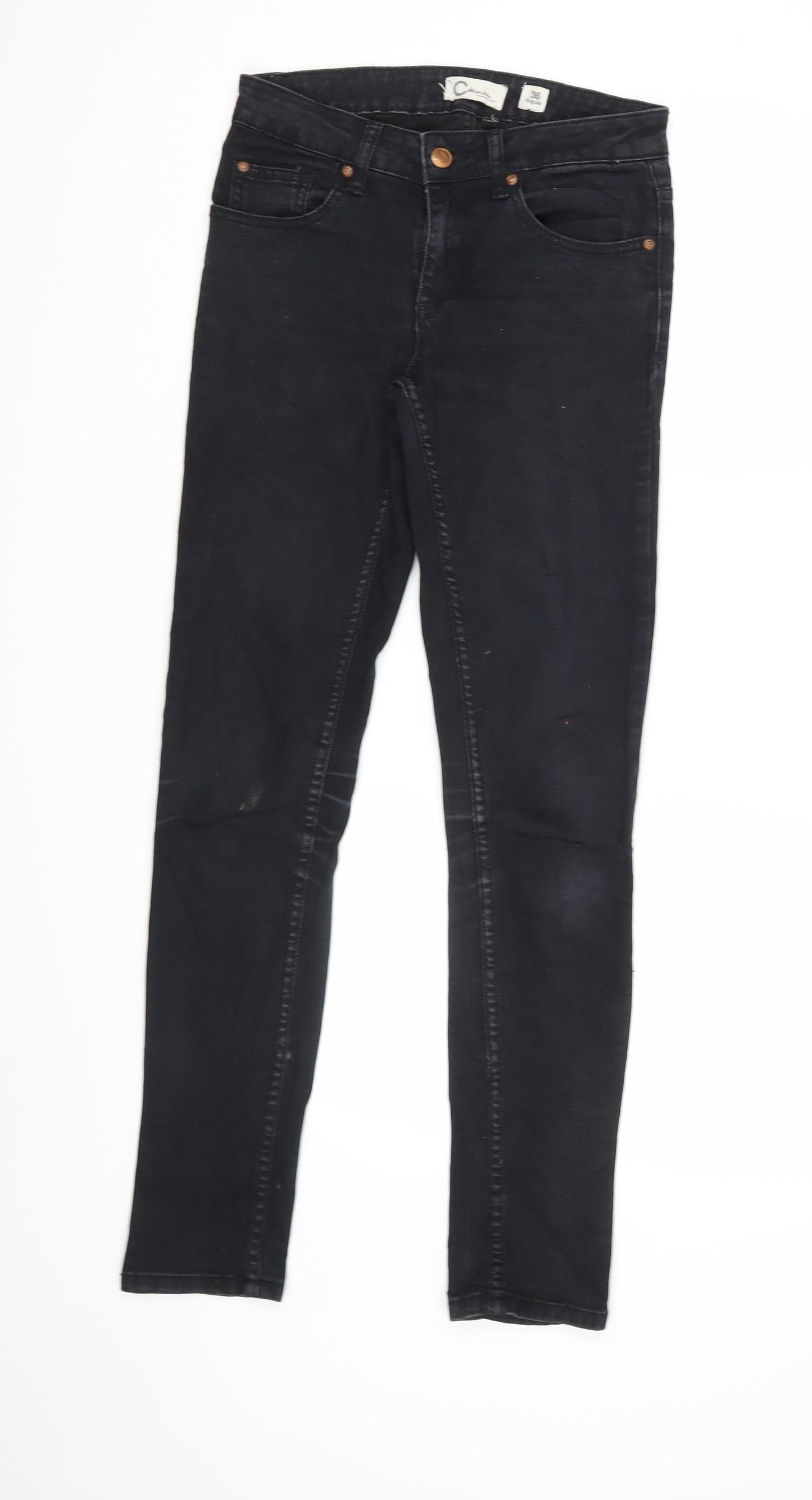C Denim Womens Black   Skinny Jeans Size 8 L30 in