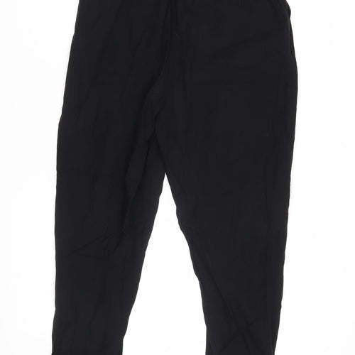 F&F Womens Black   Trousers  Size 8 L26 in