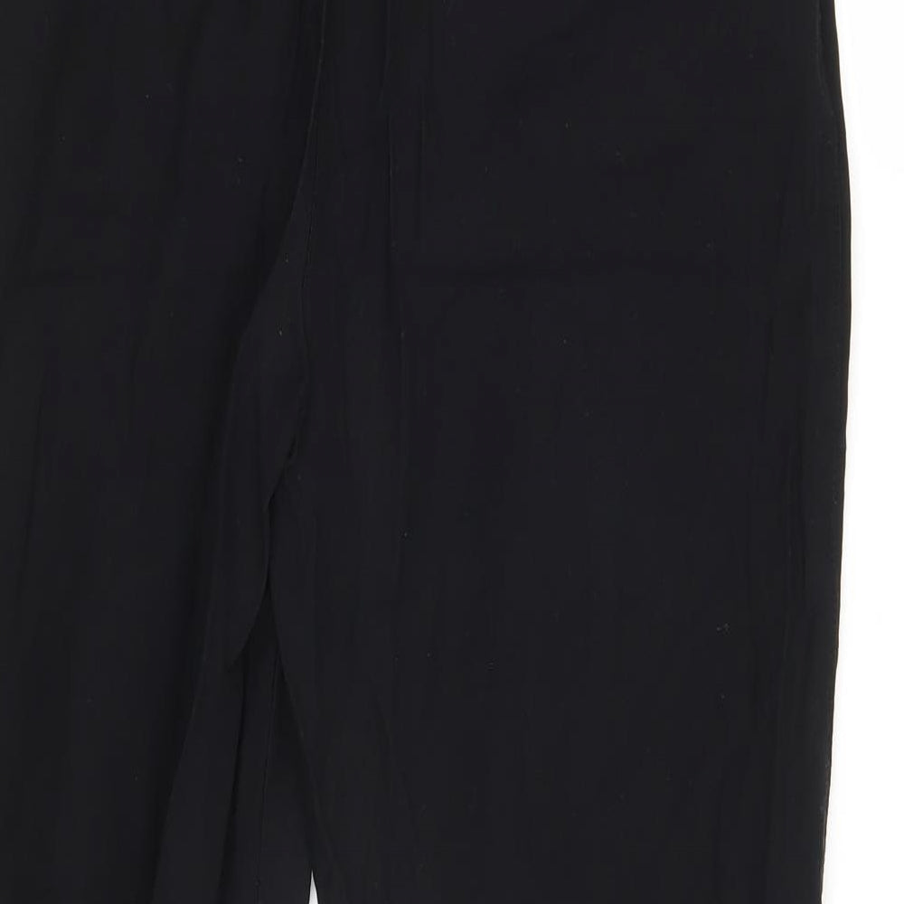 F&F Womens Black   Trousers  Size 8 L26 in