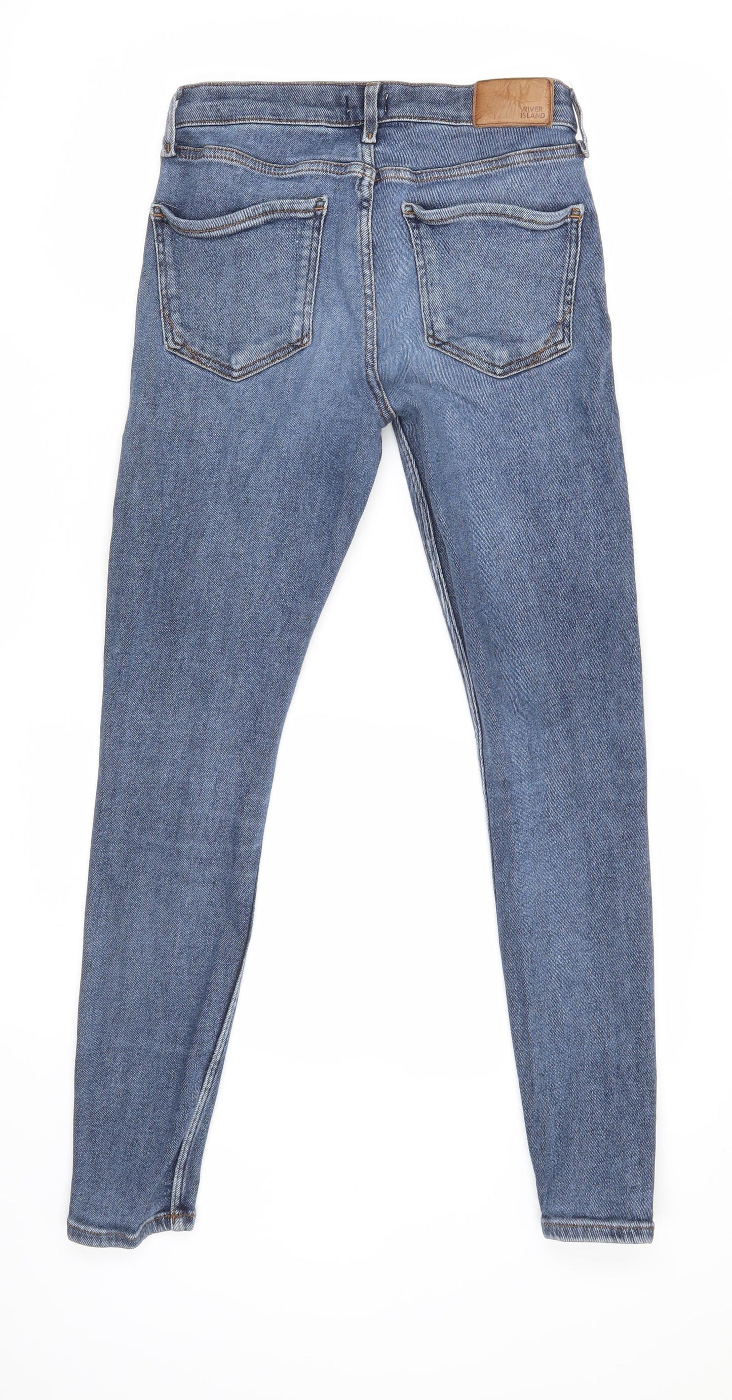 River Island Womens Blue   Skinny Jeans Size 10 L28 in