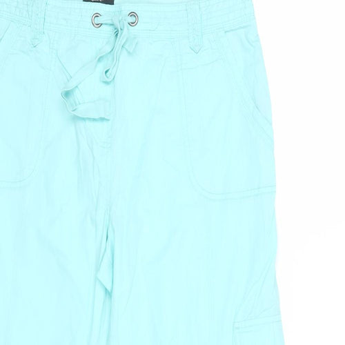George Womens Blue   Cargo Trousers Size 14 L25 in