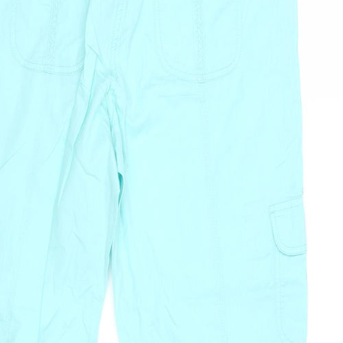 George Womens Blue   Cargo Trousers Size 14 L25 in