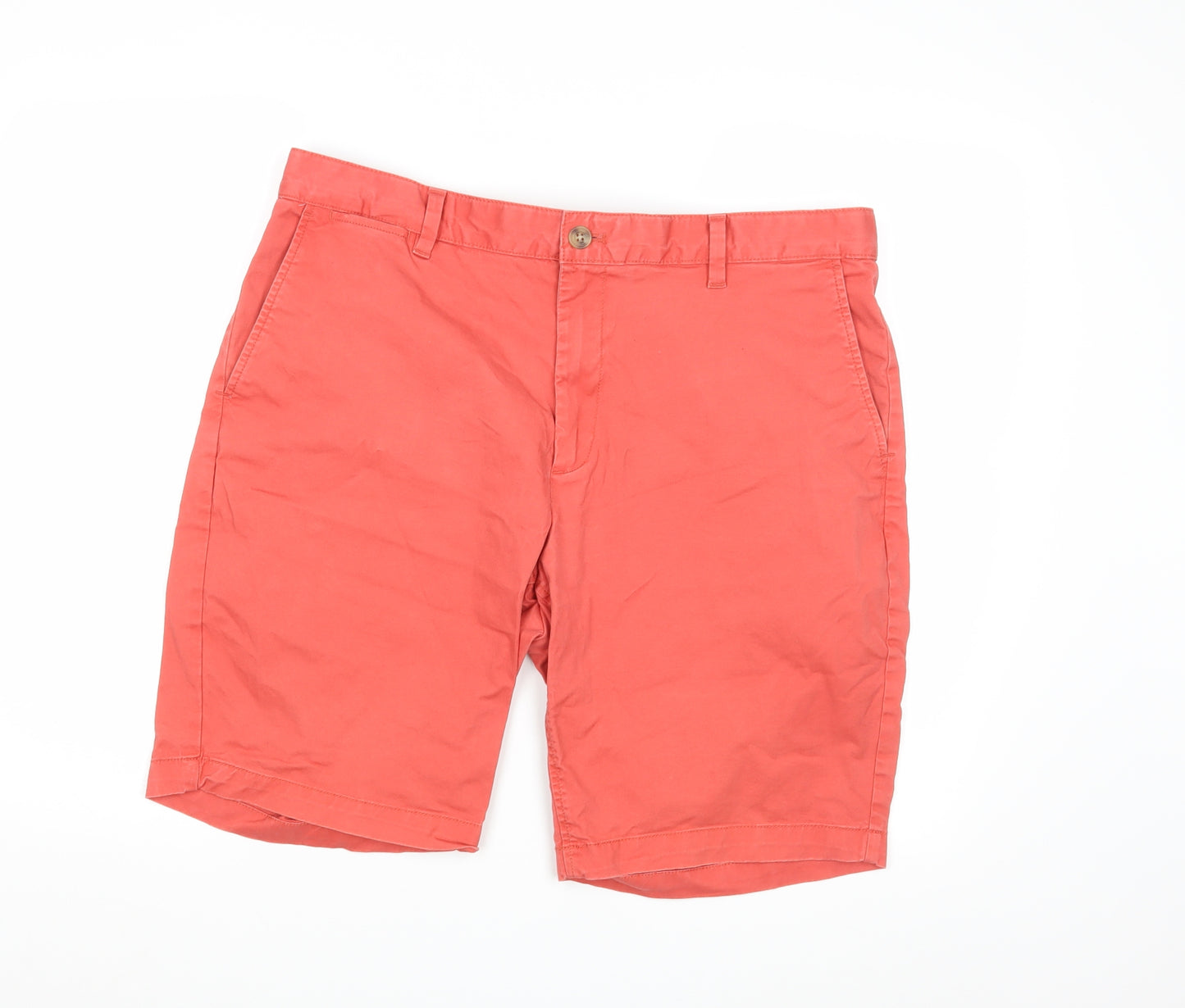 John Lewis Mens Orange   Chino Shorts Size 38