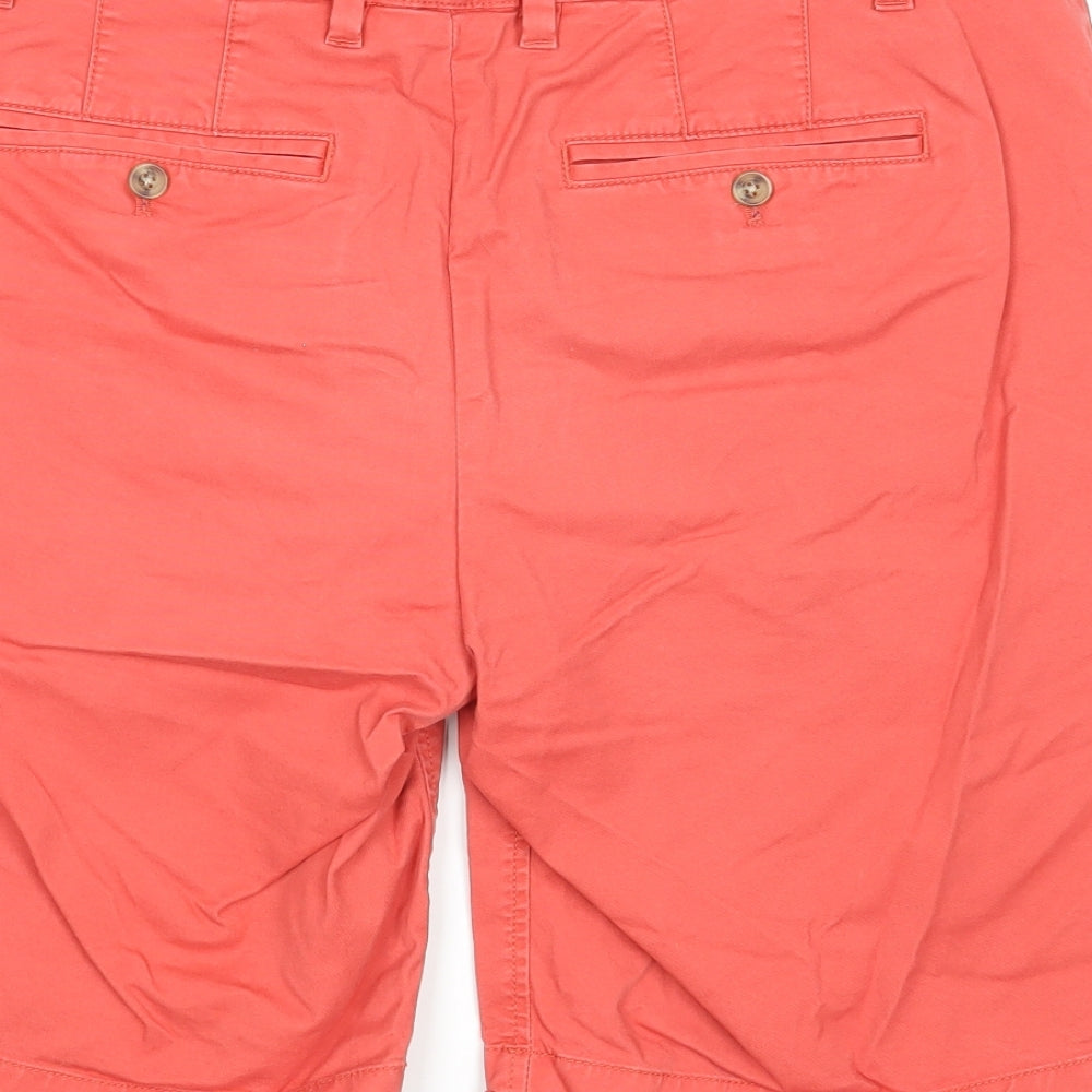 John Lewis Mens Orange   Chino Shorts Size 38