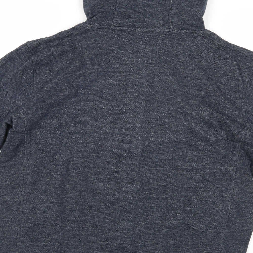Livergy Mens Blue   Full Zip Hoodie Size L