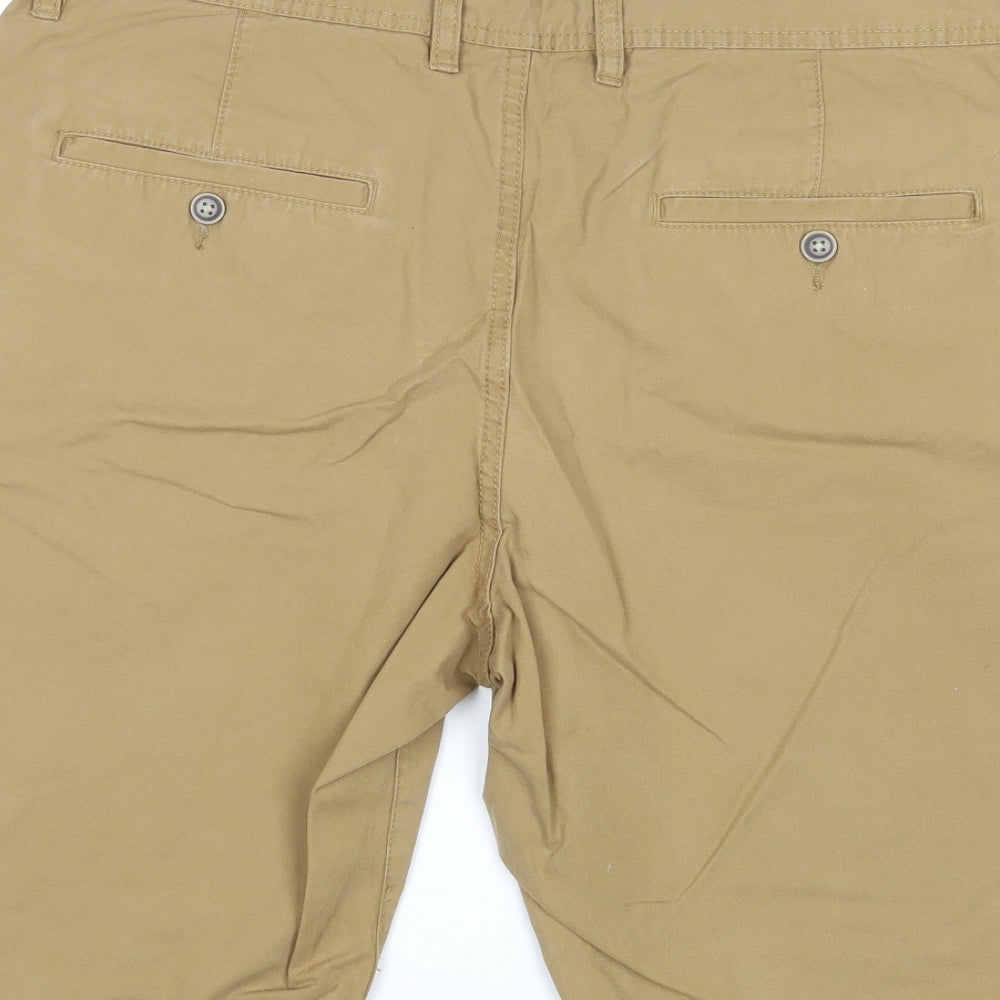Avenue Mens Beige   Chino Shorts Size 36