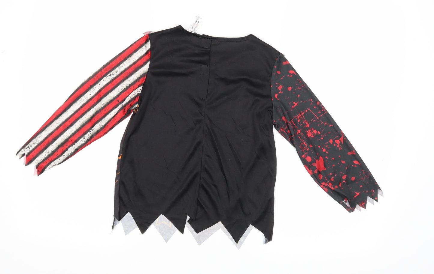 Morrisons Girls Beige   Basic Blouse Size 5-6 Years  - Clown Fancy Dress