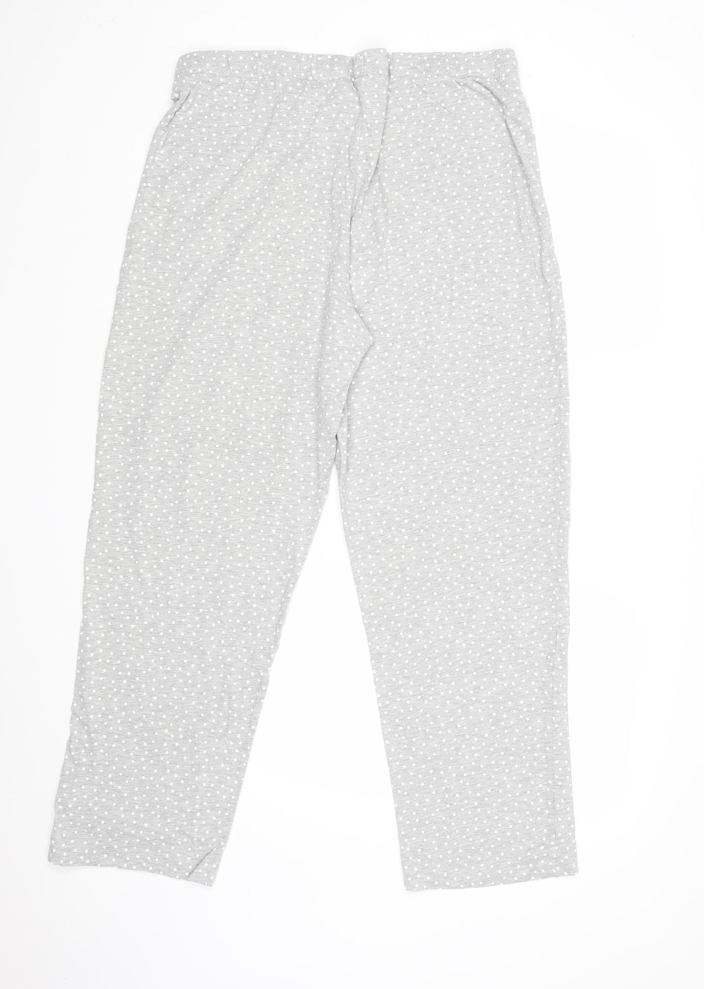 NEXT Womens Grey Polka Dot   Pyjama Pants Size XL