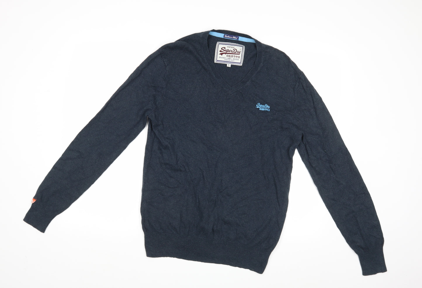 Suerdry Mens Blue   Pullover Jumper Size L