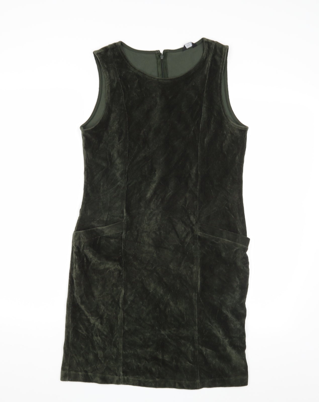 M&Co Womens Green  Corduroy A-Line  Size 10