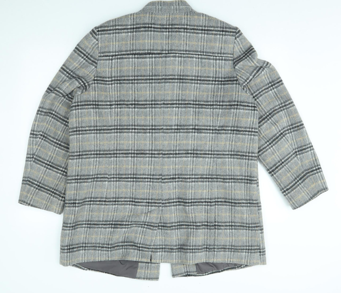 M&S Womens Grey   Overcoat Coat Size 18