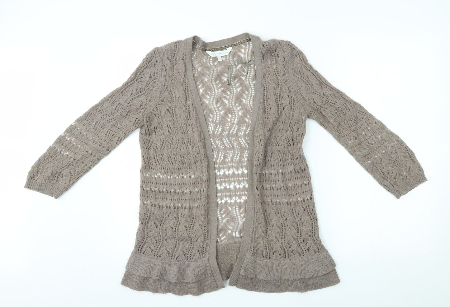 RJR Womens Brown   Cardigan Jumper Size 12