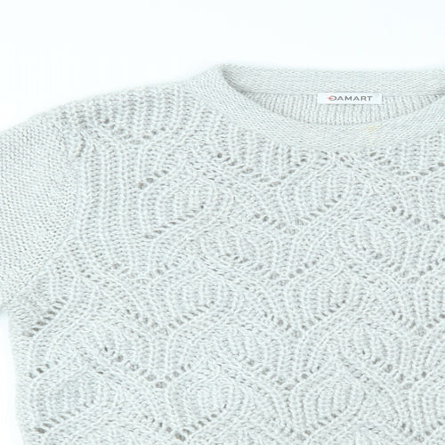 Damart Womens Grey   Pullover Jumper Size 10