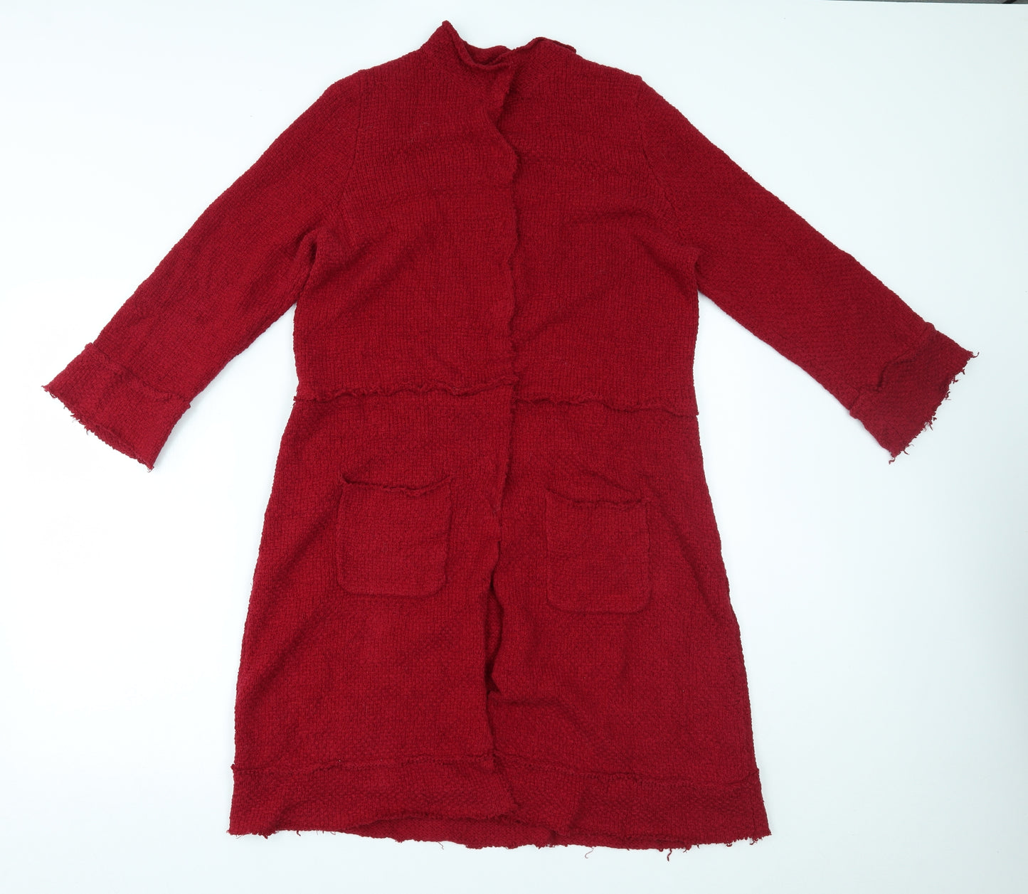 Jigsaw Womens Red    Coatigan Size L