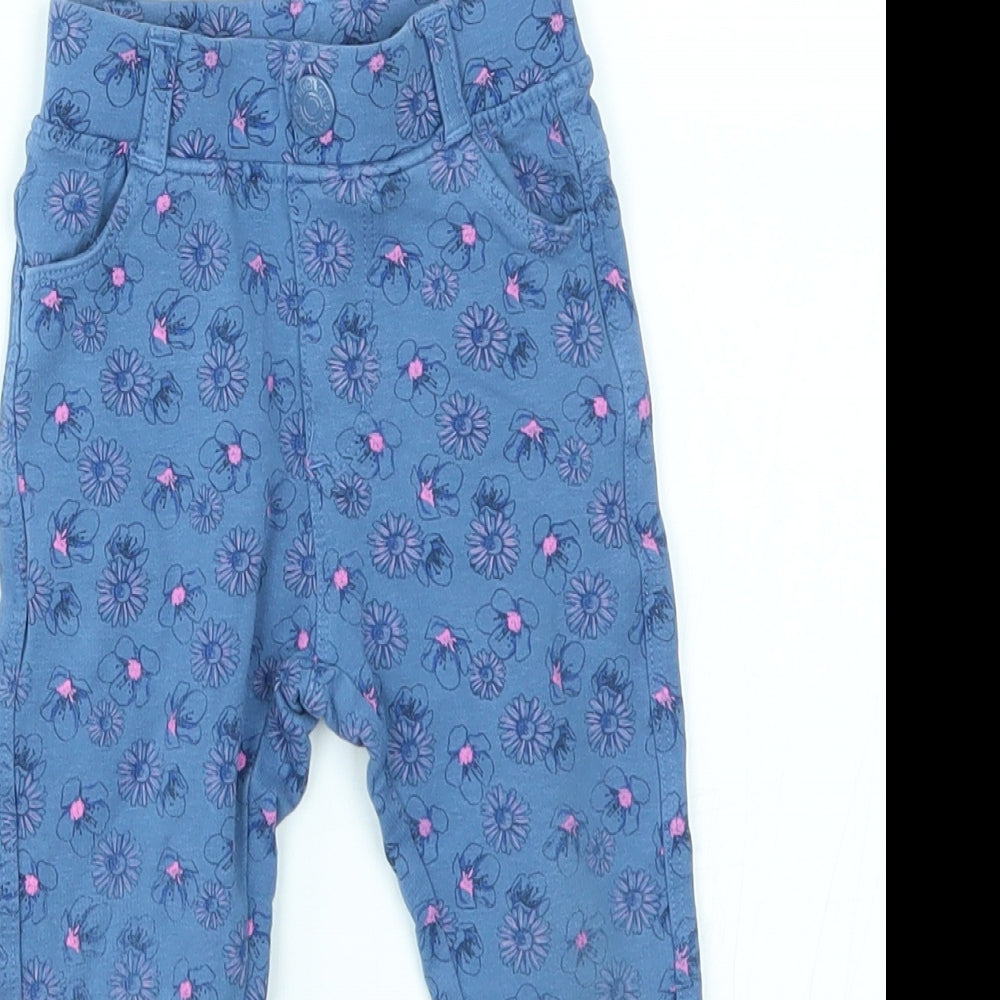 Cool club Baby Blue Flecked  Jogger Trousers Size 12 Months