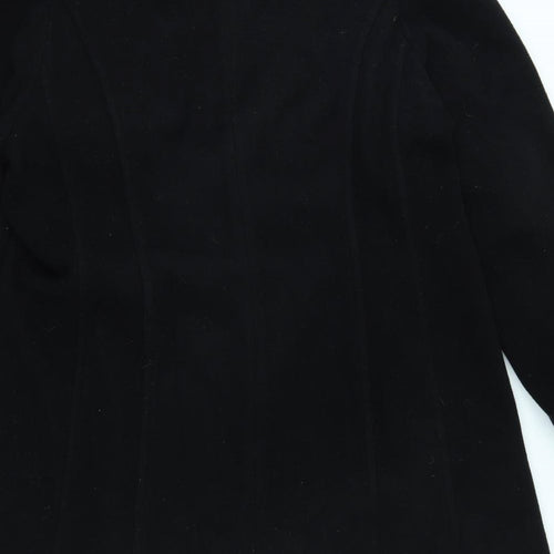 JacquesVert Womens Black   Pea Coat Waistcoat Size 18