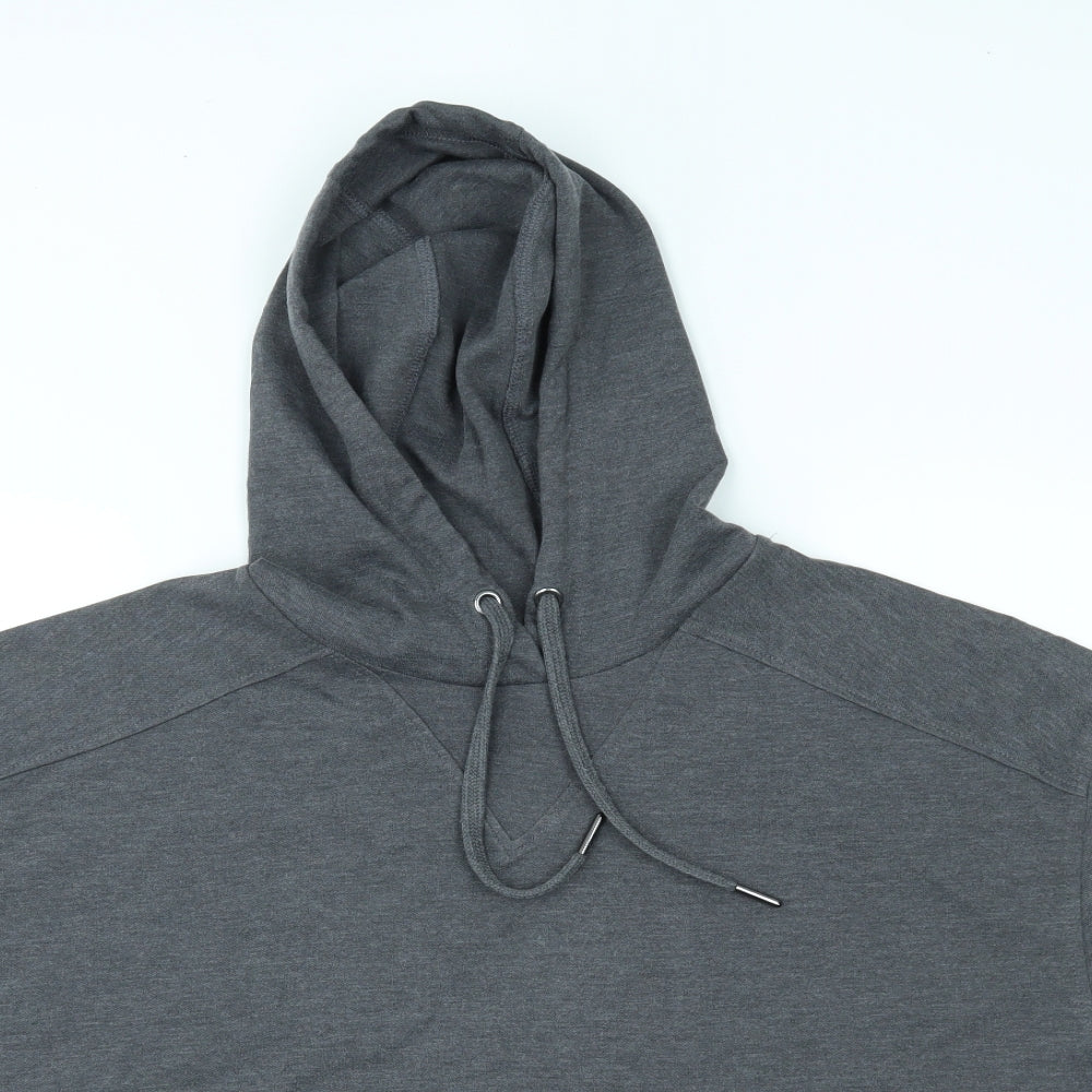 George Womens Grey   Pullover Hoodie Size L