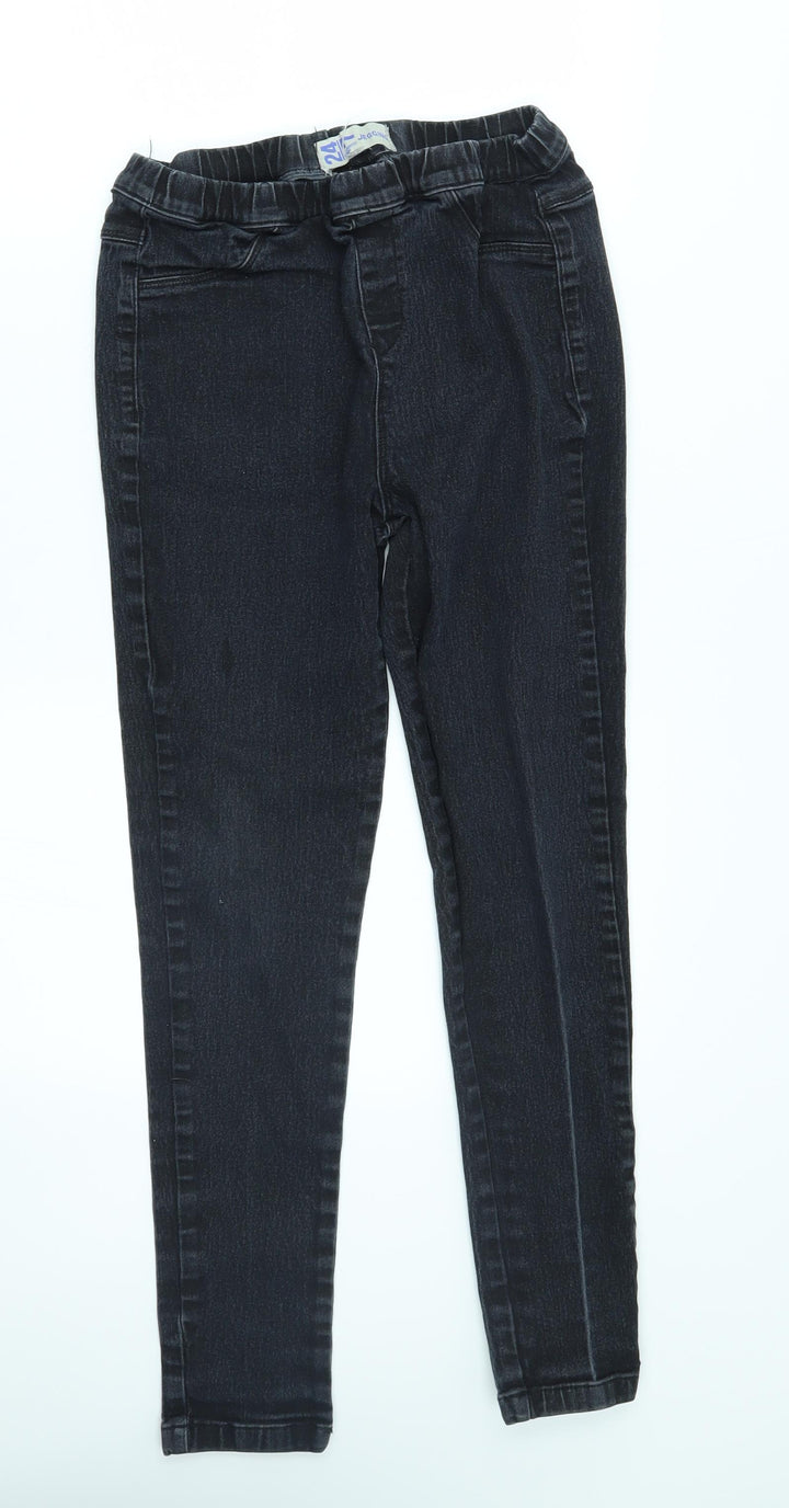 24/7 Womens Grey Jegging Jeans Size 12 L26 in