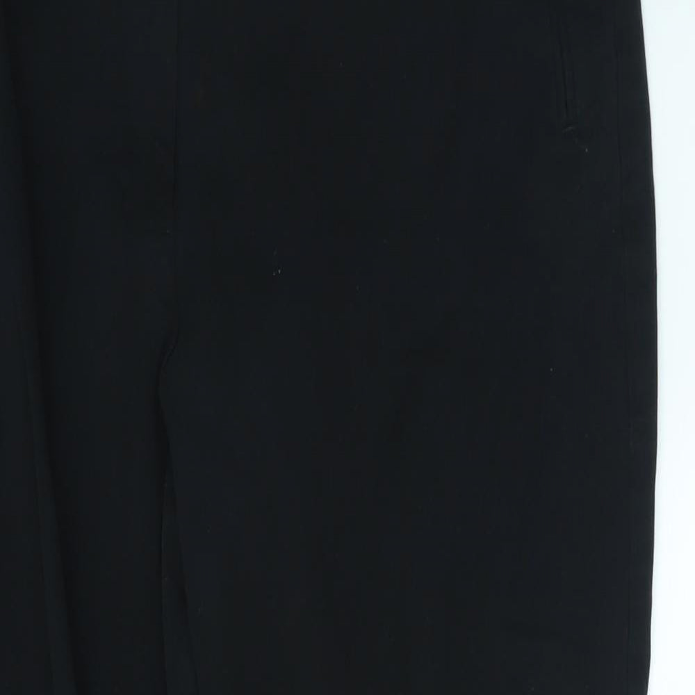 M&S Womens Black   Capri Trousers Size 16 L22 in