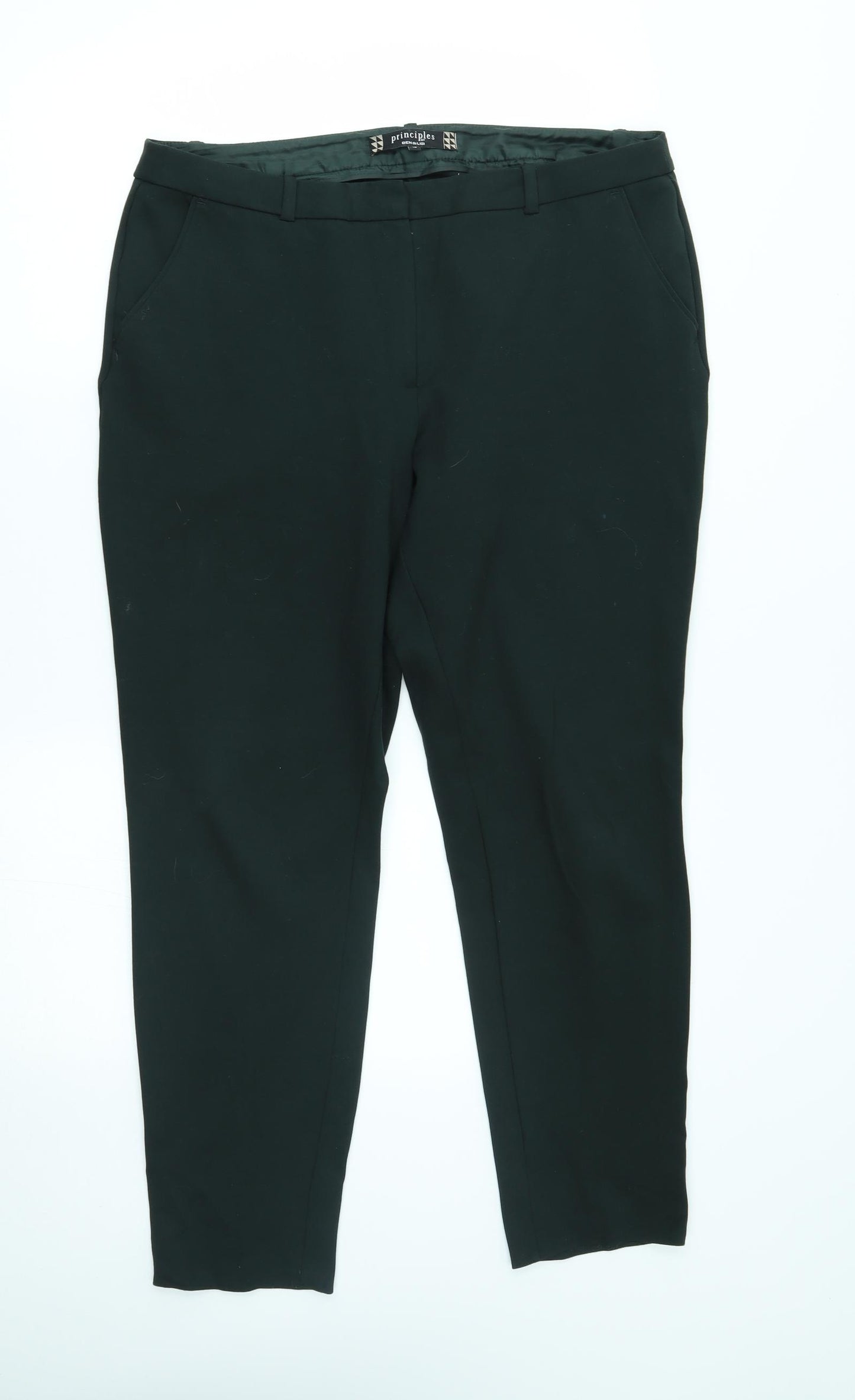 Principles Womens Green    Suit Trousers Size 16 L27 in