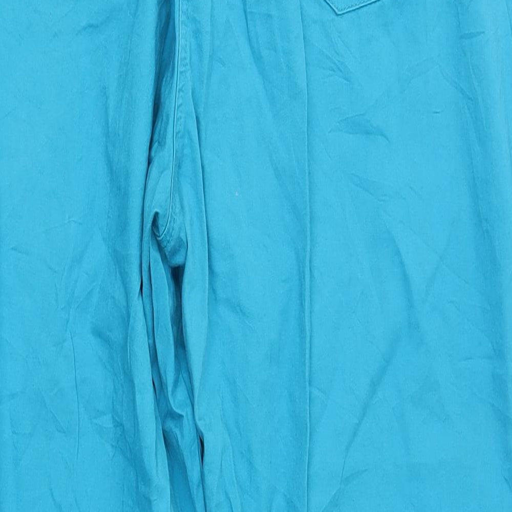 Mark adam Womens Blue   Trousers  Size 12 L20 in - cropped