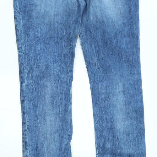 Soccx Mens Blue   Straight Jeans Size 29 L34 in