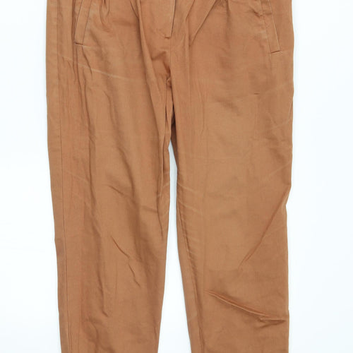 New Look Womens Orange   Capri Trousers Size 10 L23 in