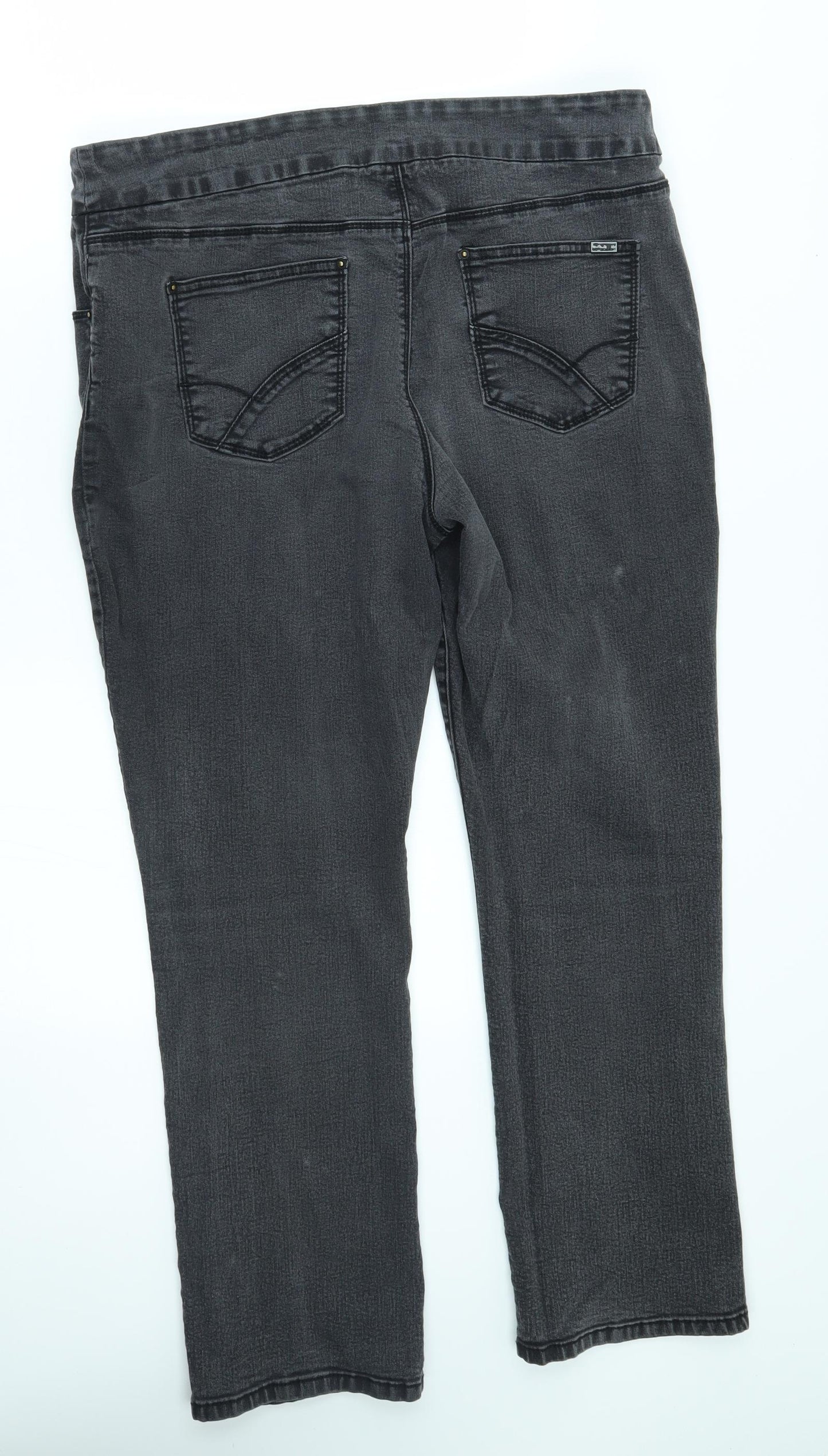 R Jeans Womens Grey   Straight Jeans Size 34 in L28 in