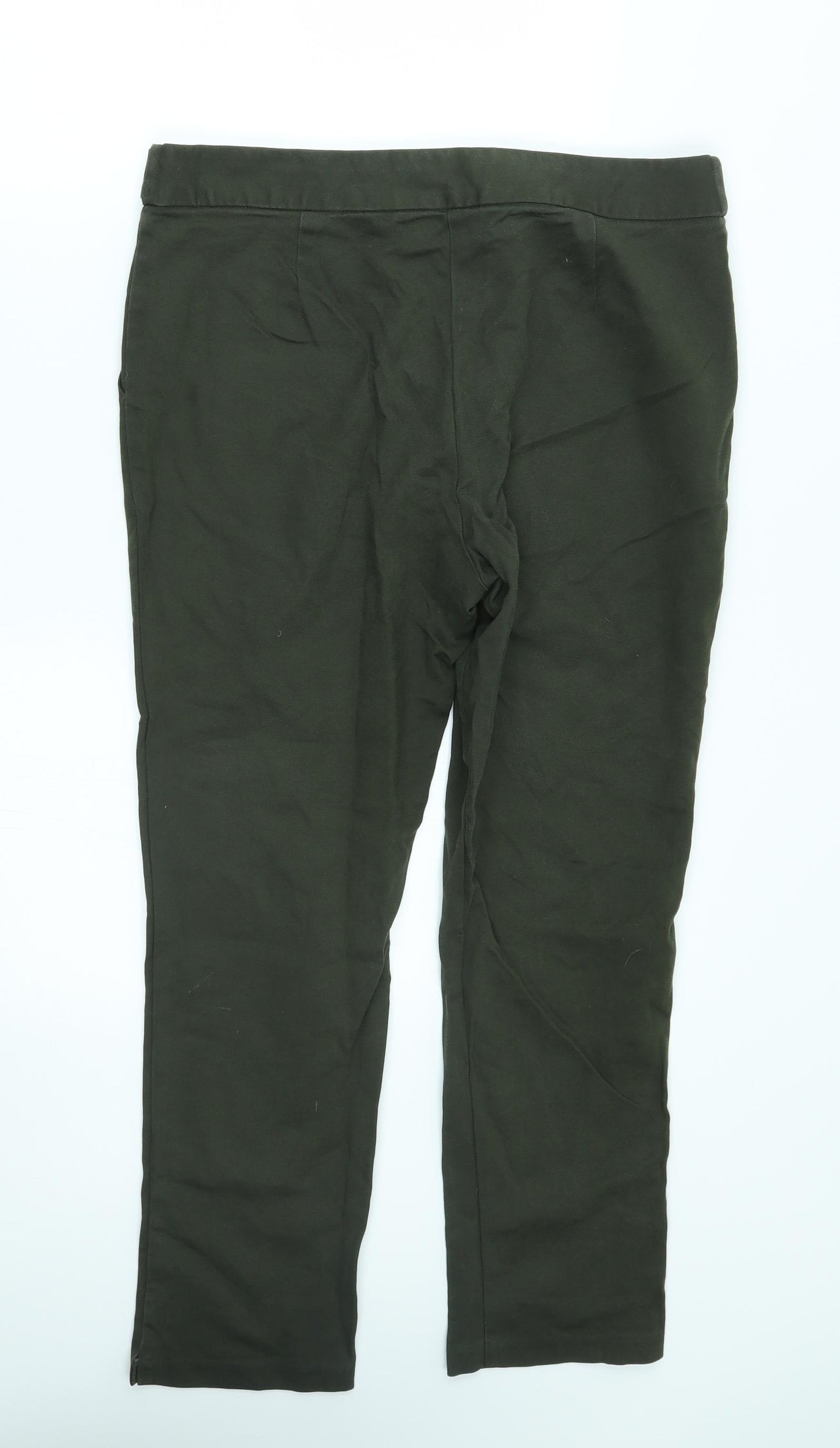 F&F Womens Green   Trousers  Size 14 L25 in