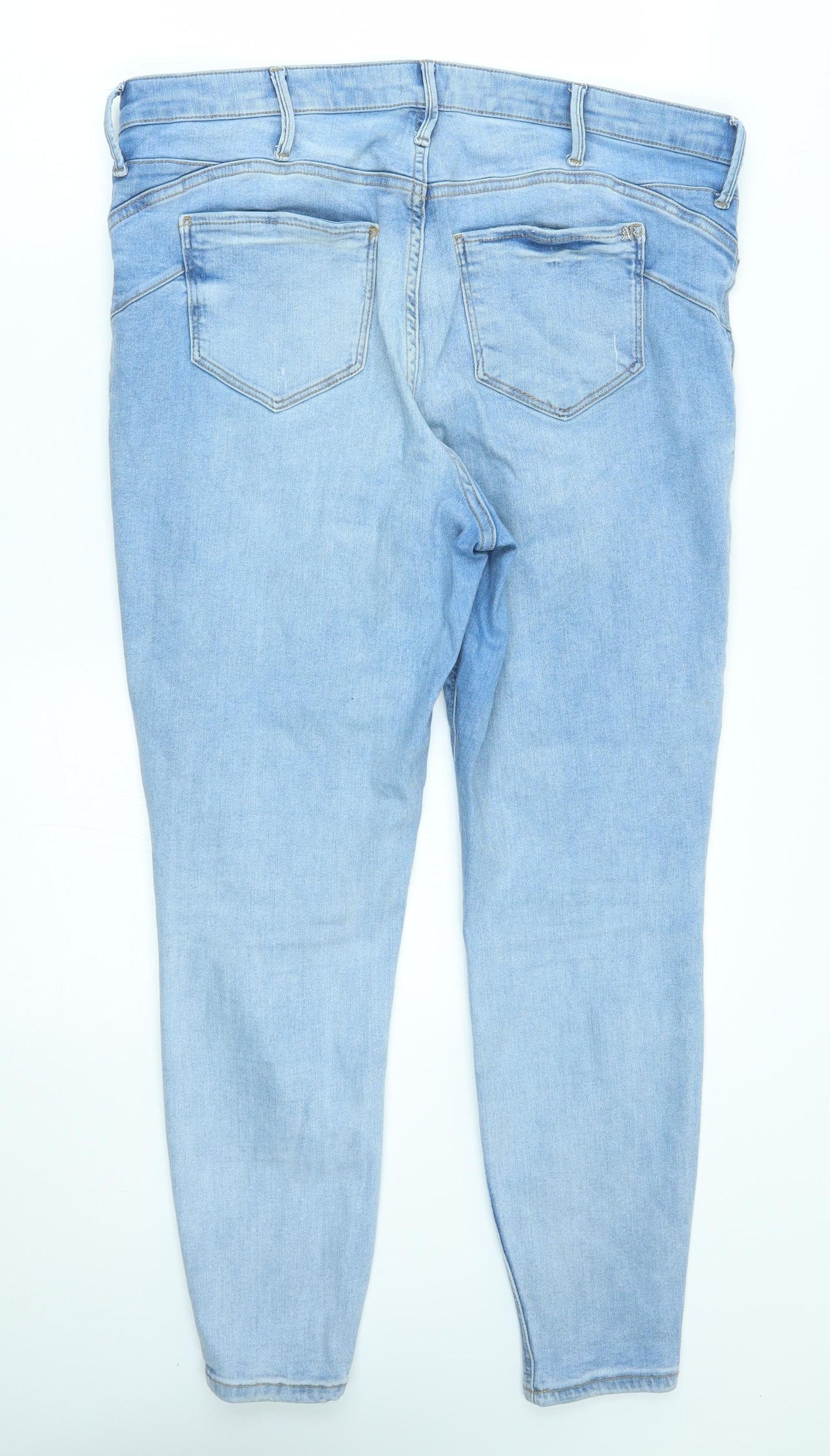 River Island Womens Blue   Skinny Jeans Size 18 L26 in