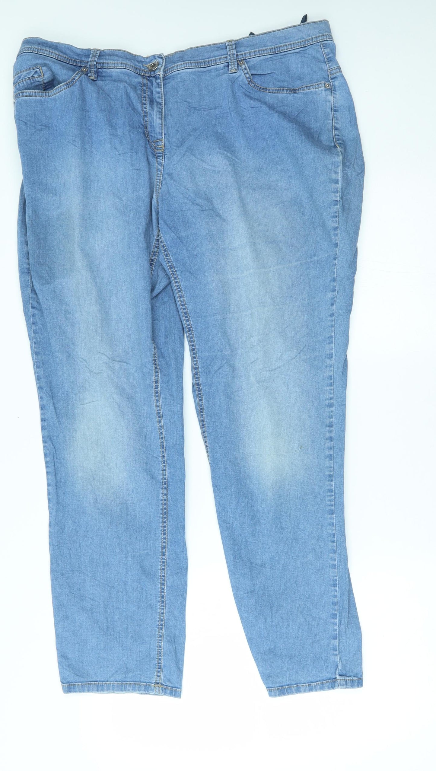 Pretty woman Womens Blue   Straight Jeans Size 22 L27 in
