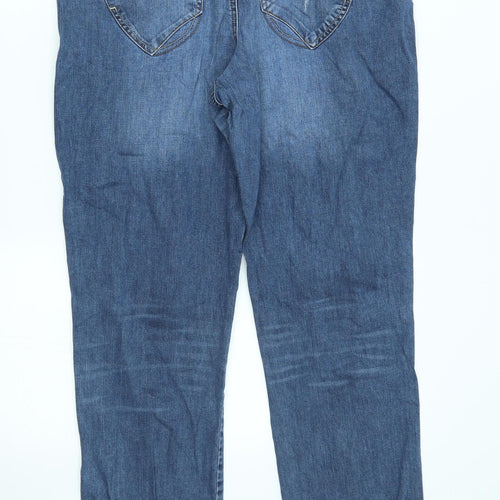 Rick Cardonna Womens Blue   Straight Jeans Size 16 L30 in